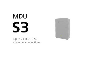 FTTX MDUs  - Key Features - Connectivity Focus