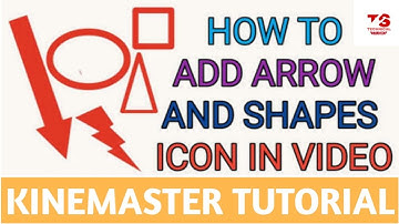 How to add arrows and shapes animation with Android | How to add arrows | Kinemaster tutorial