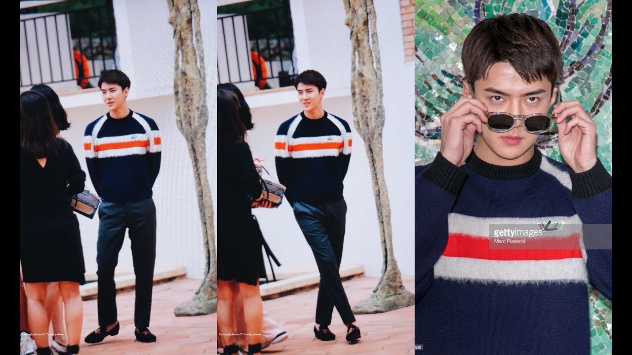 180529 EXO - Sehun the Best Dressed-Man' at Louis Vuitton's Cruise 2019 Show