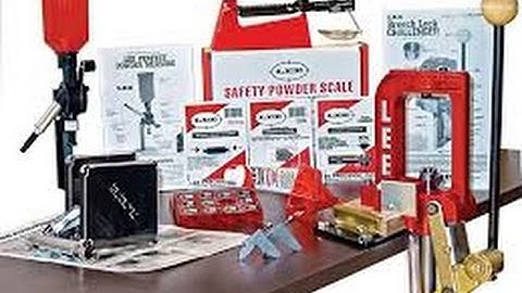 Lee Breach lock single stage reloading press