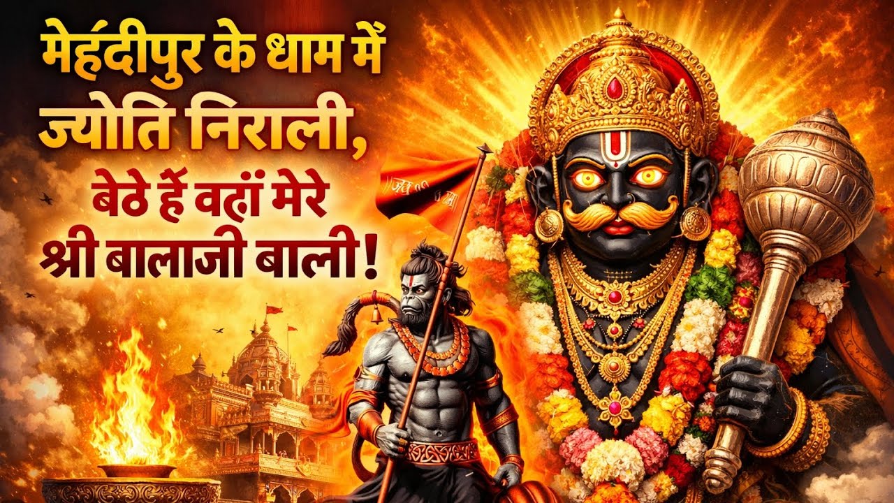 || मेहंदीपुर के धाम में ज्योति निराली ||Mehandipur ke Dham mein Jyoti Nirali || balaji bhajan ||