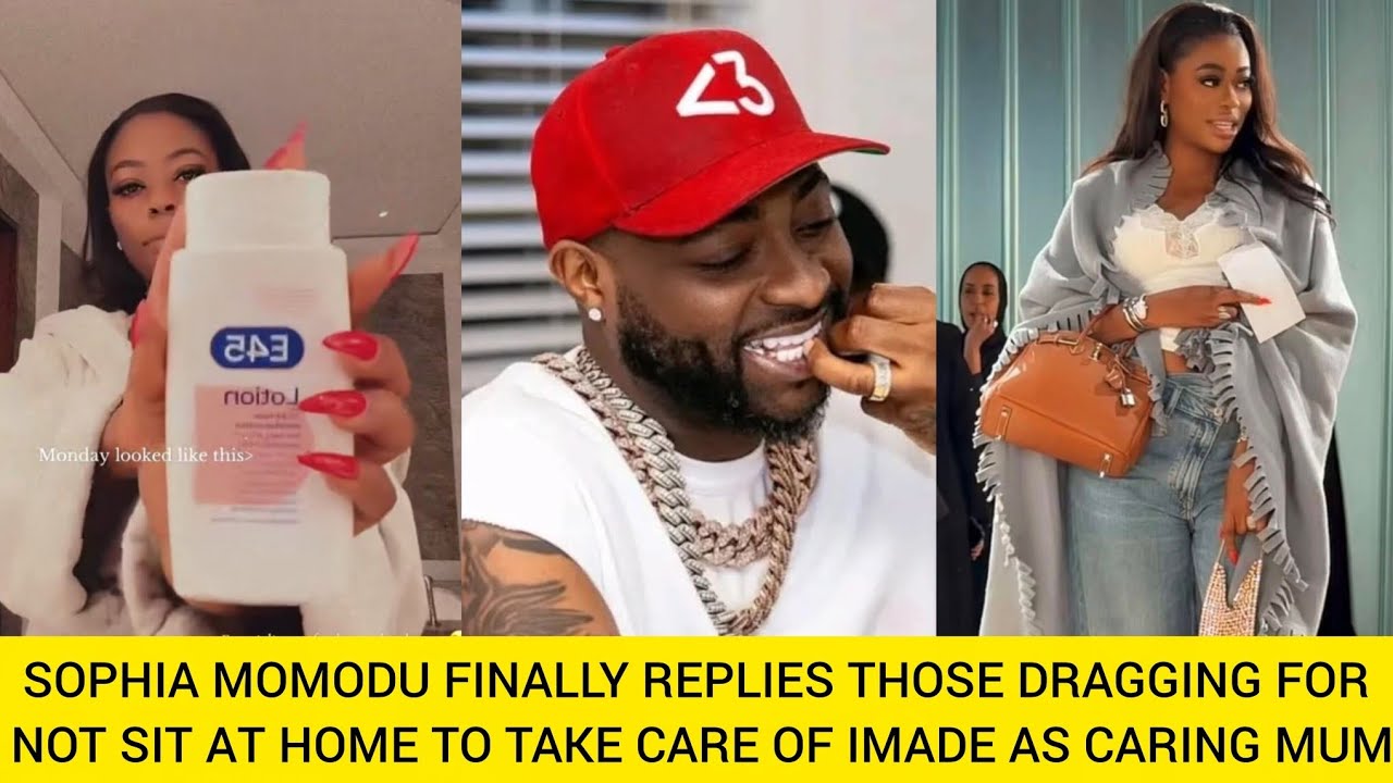 SOPHIA MOMODU FINALLY REPLIES THOSE DRAGGING HER TO SIT AT HOME TAKE CARE OF IMADE AS A CARING MUM 