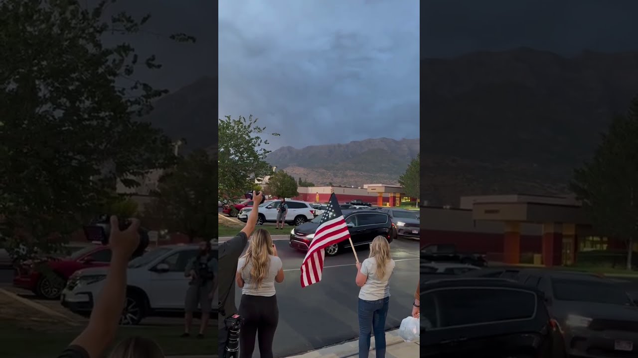 Charlie Kirk S Body Leaves Hospital After Utah Shooting