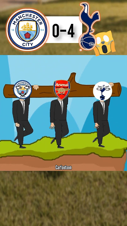 Highlights of manchester city vs tottenham 0-4 || 🥺⚽️ #manchestercity
