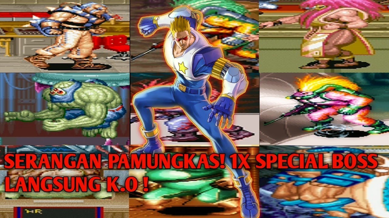 Captain Commando PS1 Full Gameplay Walkthrough (All Bosses & Stages)