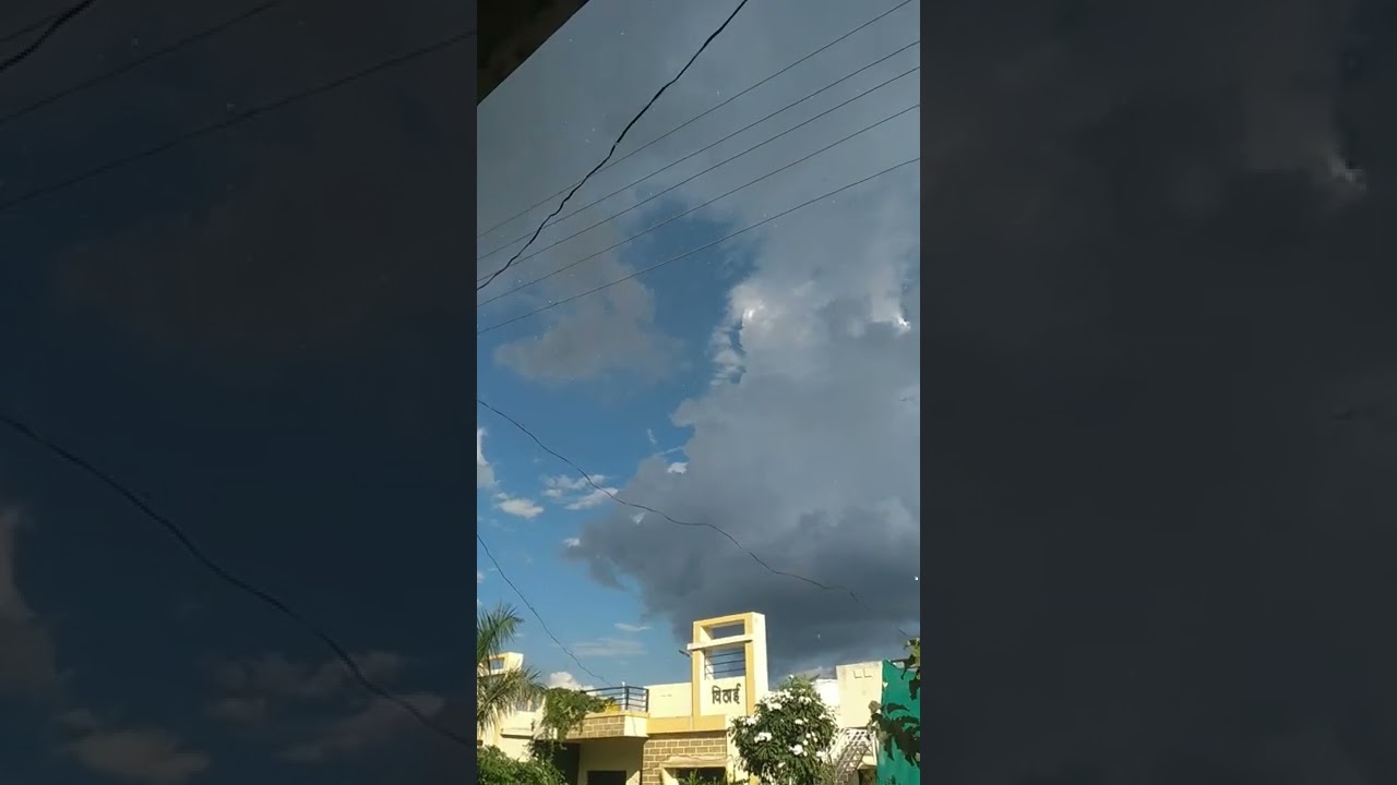 amazing rain falling from sky video