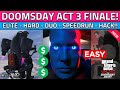 Doomsday scenario heist act 3 finale mission elite challenge hard gta 5 online the doomsday hack