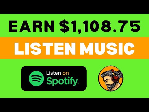 Earn $1000/Day Listening Music On SPOTIFY | Make Money Online (2022)