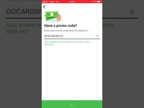 Kode promo gocar hari ini