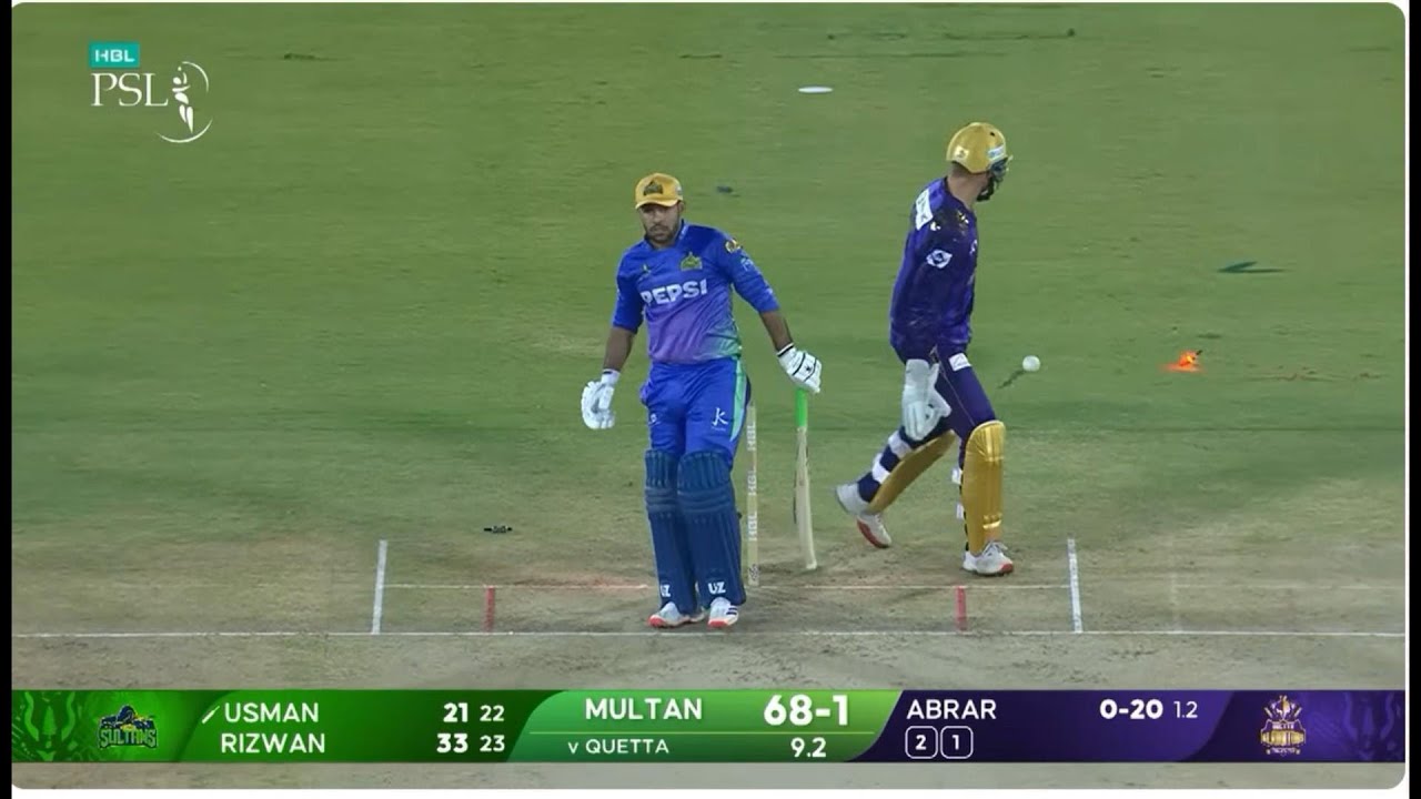 multan sultan falls of wicket | pcb assembly | cricket crazy tv - YouTube