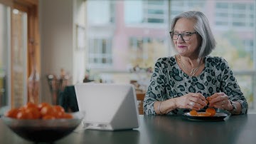 Blind artist uses Echo Show Assistive Device - with audio description | Accessibility