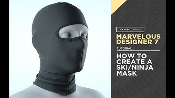 Marvelous Designer 7 - How To Create A Ski Or Ninja Mask