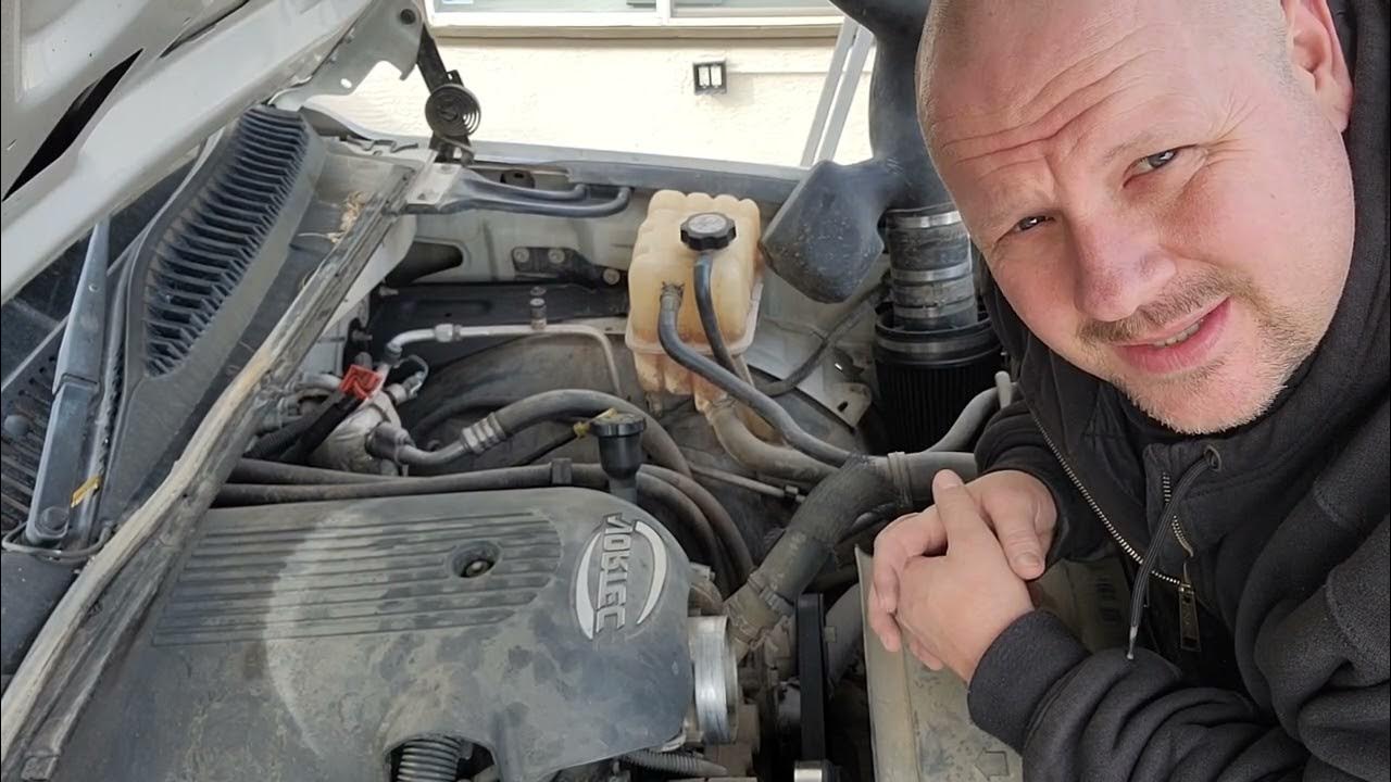How to change an alternator on a 2002 Chevy Silverado - YouTube