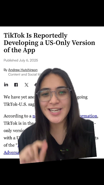 US ONLY VERSION TIKTOK APP?? Really? #tiktokupdates #usonlytiktokapp