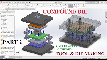 Compound Tool and die designing | Sheetmetal Die or Press tool Design tutorial #sheetmetaldie