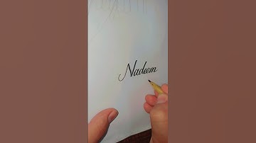 Nadeem name status #handwriting