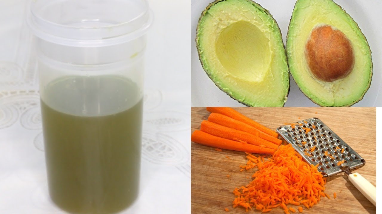 HOW TO MAKE AVOCADO AND CARROTS OIL  DIY AVOCADO OIL Avocado & Carrots  oil for Hair Growth