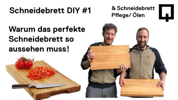 Holz Schneidebrett selber bauen mit Auffangschale, die Fertigung unseres  Schneidebretts mit CNC - YouTube