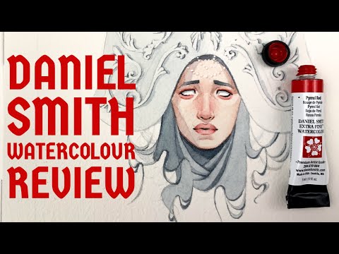 My Favorite Daniel Smith Watercolor Set (Swatching) 