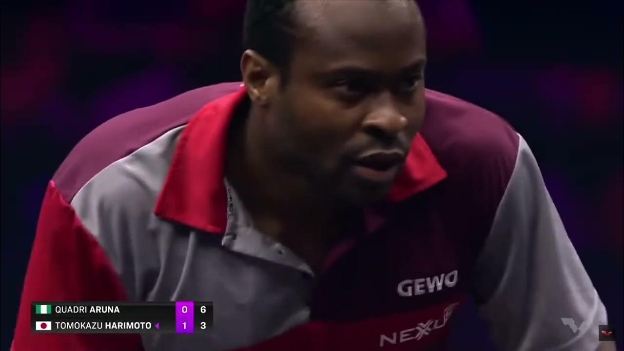 Tomokazu Harimoto vs Quadri ARUNA MS R32 WTT Champions Frankfurt