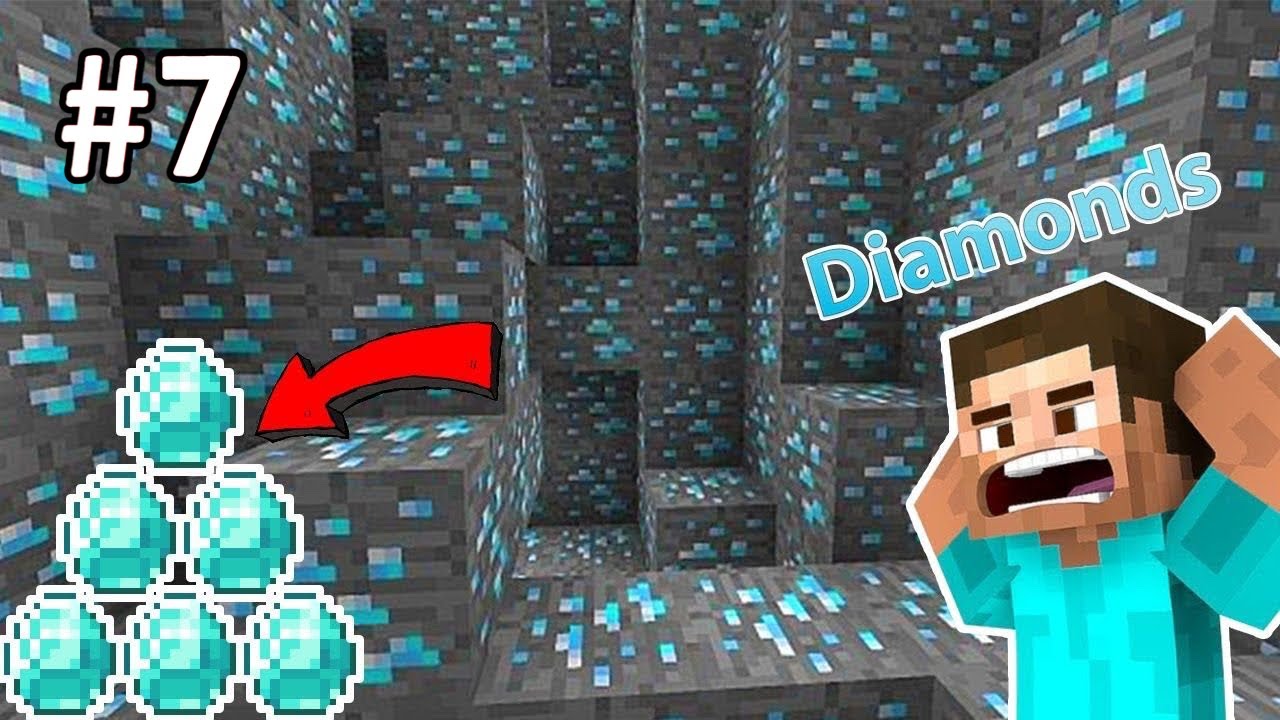 I Went Caving for Diamonds and Found a MASSIVE Cave | Minecraft Let's ...