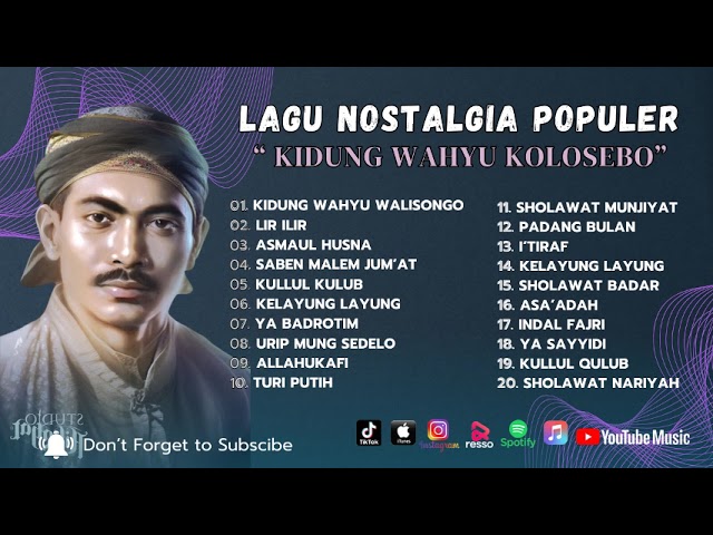 Nostalgia Lagu Jawa Populer - Kidung Wahyyu Kolosebo - Lir Ilir | Sholawat Nabi Muhammad class=