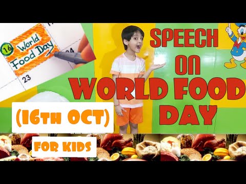 speech on food day