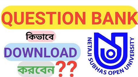 NSOU BDP 1st & 2nd Year Question Bank Download Step By step / NSOU Point / nsou question