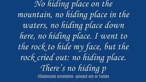 B5 the Series: No Hiding Place Down Here Song