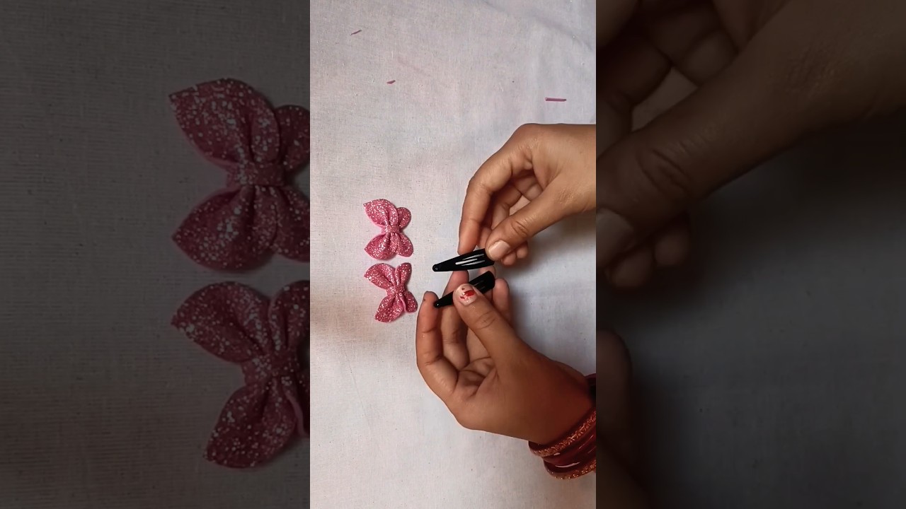 A Beginner's Guide to Making Your Own Hair Clips || glitter foam sheet crafts||DIY#