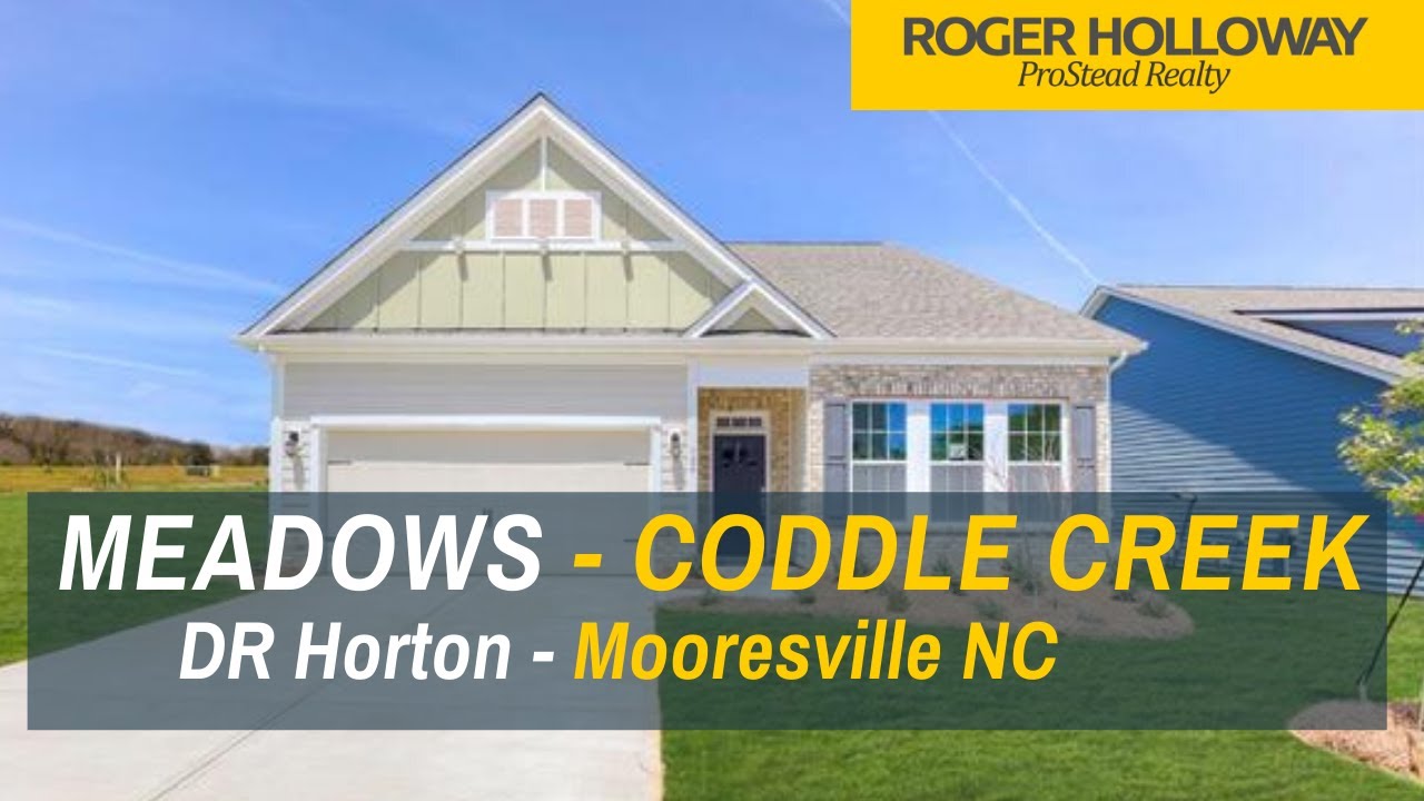DR Horton's Meadows at Coddle Creek [Mooresville NC] YouTube