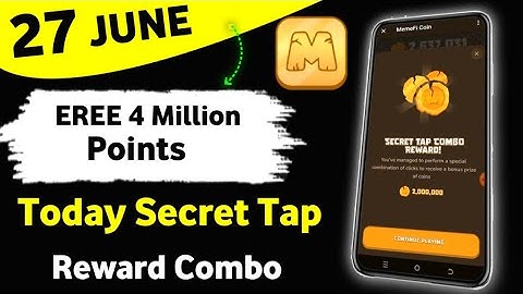 (Level 1-11) Memefi Secret Reward Combo Memefi 2,000,000 Coins Code | Memefi Secret Code |#memefi