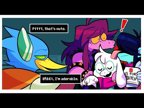 Teaching Ralsei To Swear | Deltarune Comic Dub