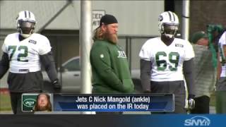 Has Nick Mangold played his last game for the New York Jets?