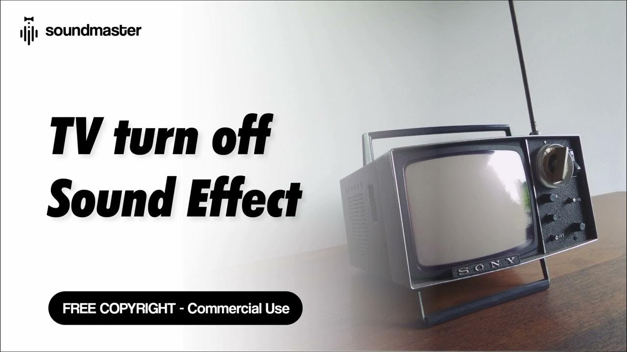 TV off Effect. Sound off. Sound from TV Effect. Sound from TV Effect image. Can you turn the tv