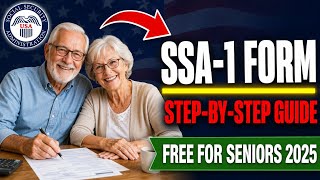 🔥 How to Fill Out SSA-1 Form | Complete Senior Guide 2025  | #Goldenwallet60+