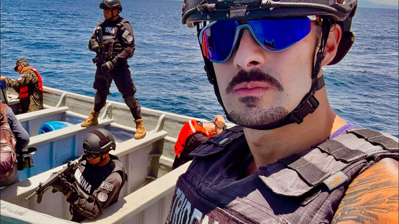 Operativo militar para atrapar barcos con dr0gas! MARINA DE EL SALVADOR 