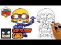 How to Draw Brawl Stars | Carl | Step-by-Step