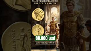 ⚔️ From Antioch to the Anvil: Seleucus II Altın Sikkesi Darp Ediliyor! 🔨#shorts #ancientcoins #reel
