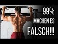 Deshalb WÄCHST dein Rücken NICHT! Klimmzüge - Was 99% FALSCH machen!