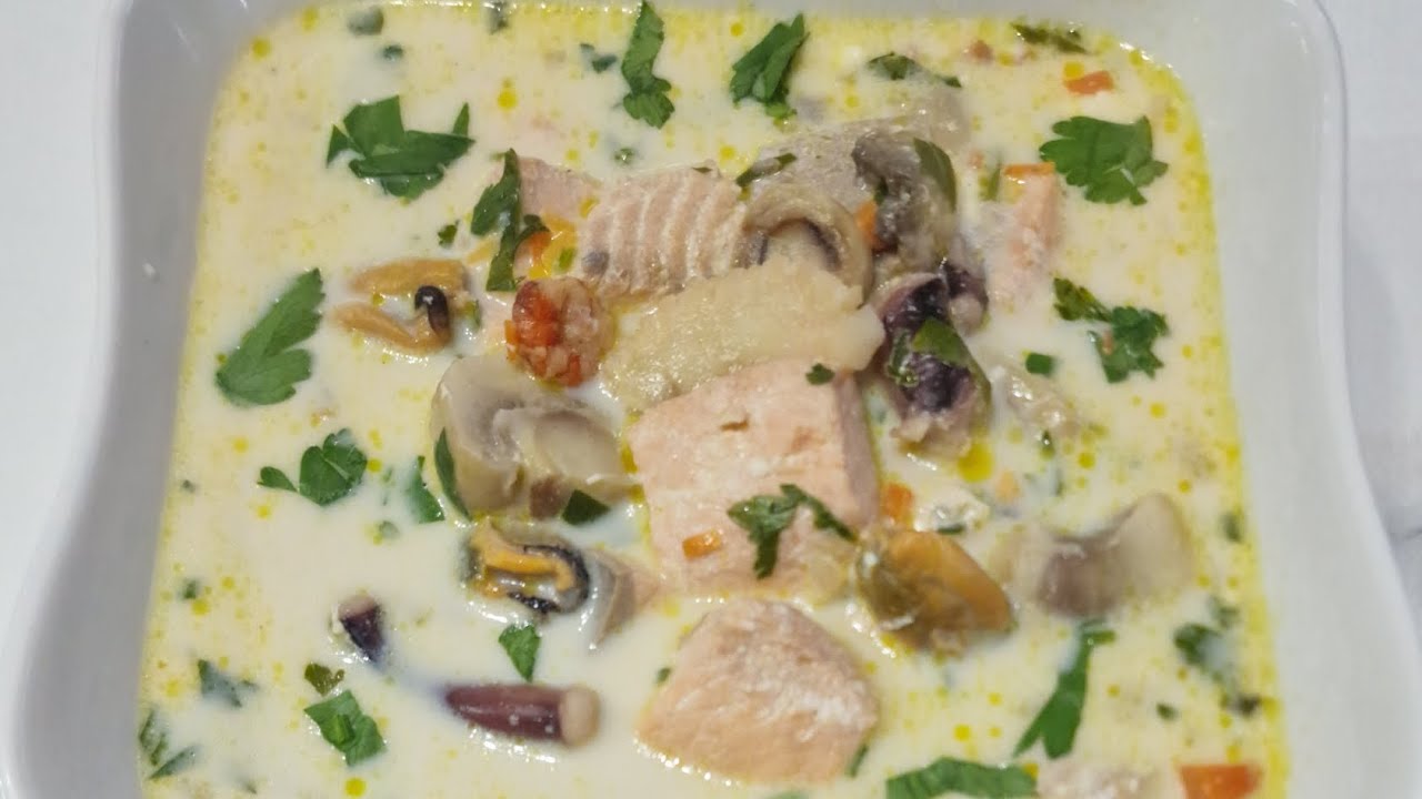 Суп из море продуктов 