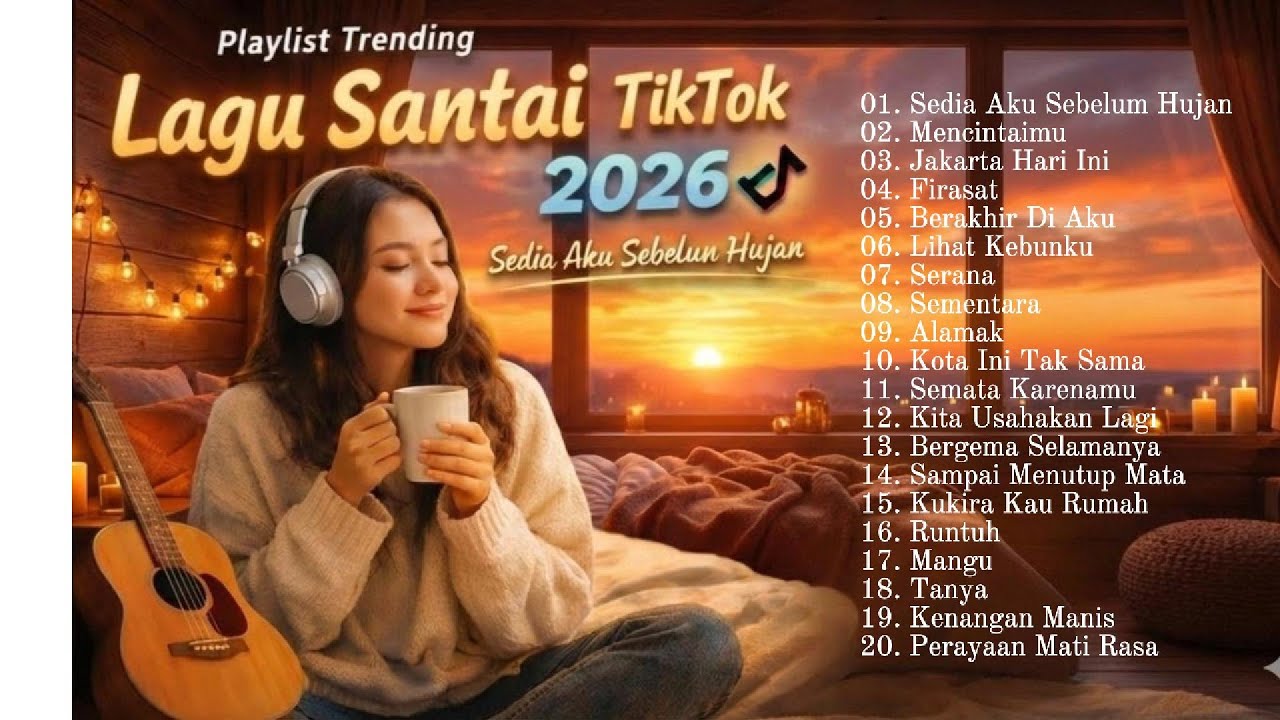 Playlist Spotify Trending Januari 2026 - Lagu Santai Tiktok 2026 🛏️ Sedia Aku Sebelum Hujan