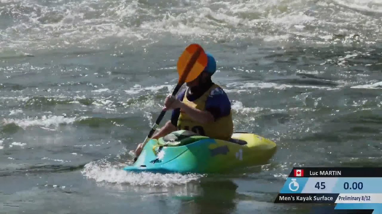 Luc Martin, Canada - Kayak Preliminary / 2025 ICF Canoe Freestyle World Championships Plattling