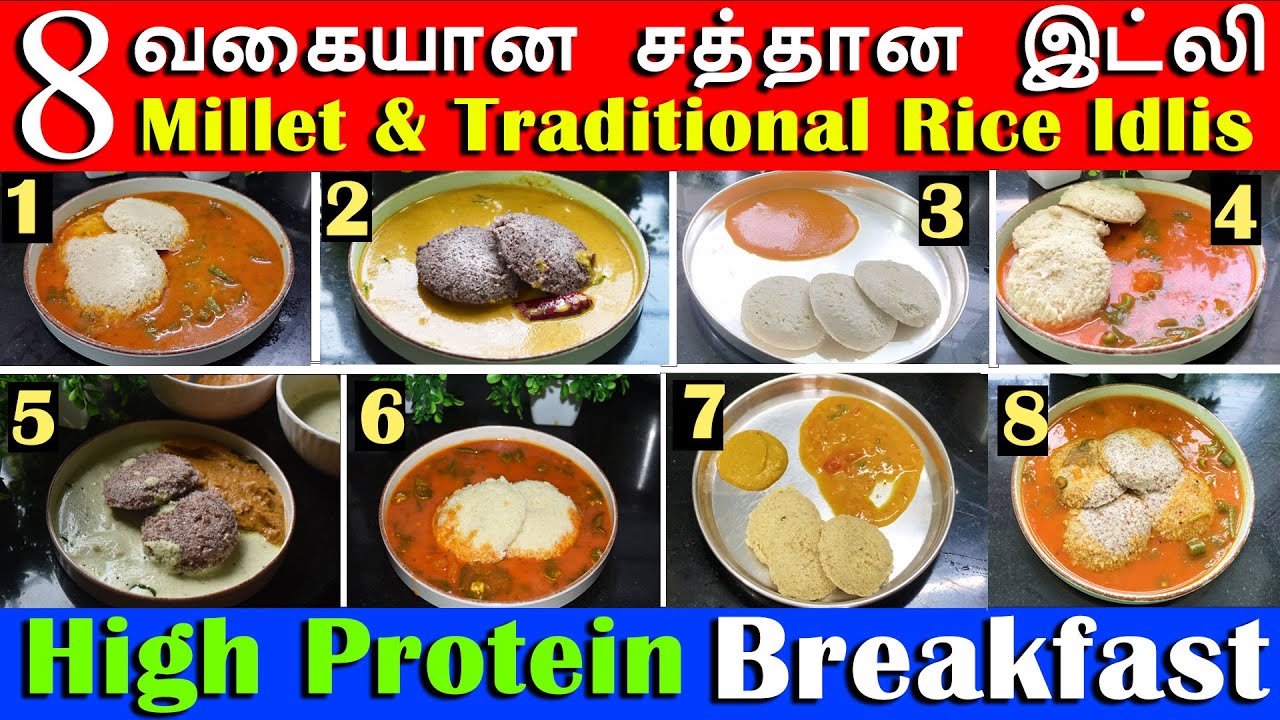 💪 8 High Protein Idli Recipes for Weight Loss | Millet Idli | Healthy Breakfast | Healthy Dinner
