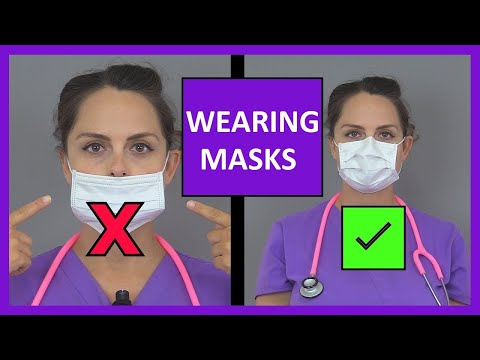 How to Wear (Don) u0026 Take Off (Doff) Surgical Face Mask Tutorial PPE