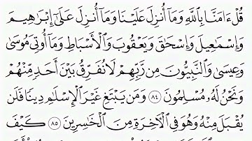 سورة آل عمران صفحة 61 مكتوبة للقارئ أيمن سويد