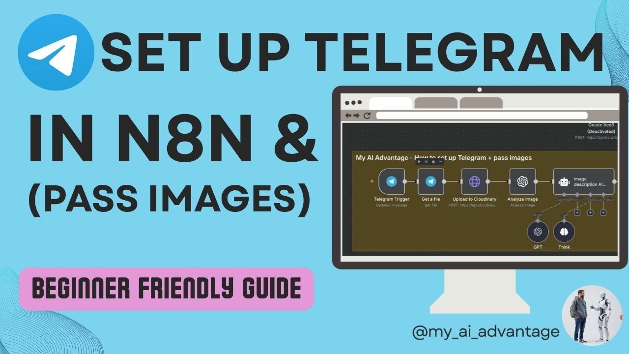 📱 How To Use Telegram in n8n (Full Setup + Image Handling Tutorial ...