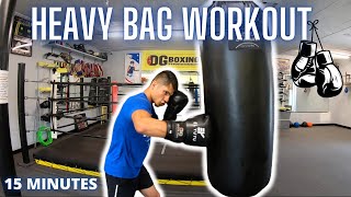 Boxing Heavy Bag Workout | 15 Minutes