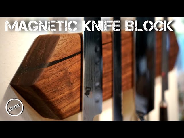 Magnetic Ashwood Knife Block on Food52