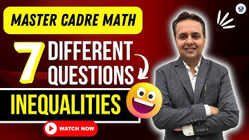 Practice  Inequalities in Just 8 Min || Master Cadre Math 2022 || Boost Preparation: Dream Govt. Job